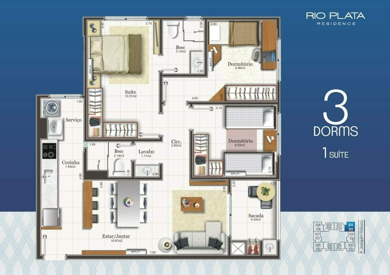 Apartamento à venda no Capoeiras: 