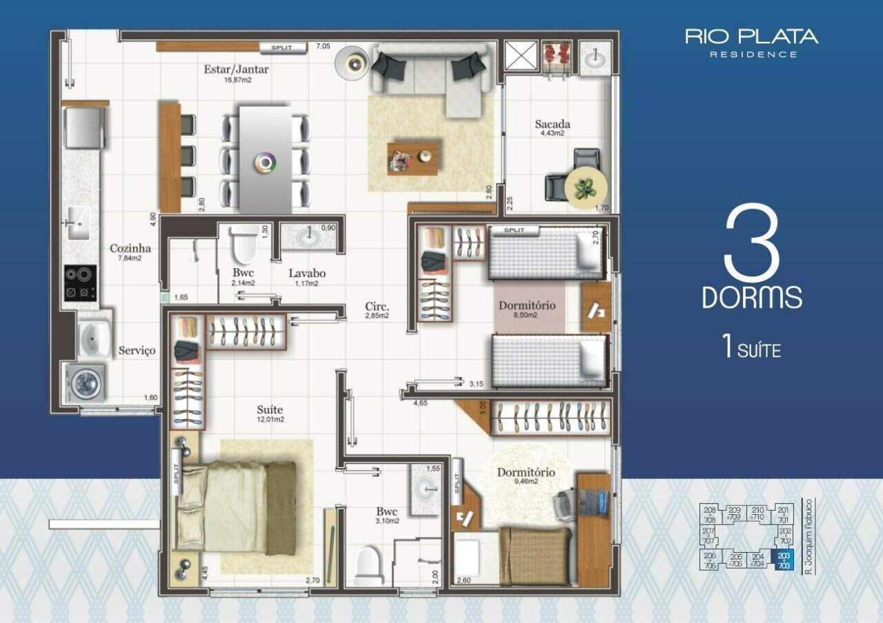 Apartamento à venda no Capoeiras: 