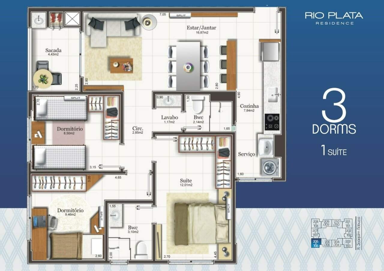 Apartamento à venda no Capoeiras: 