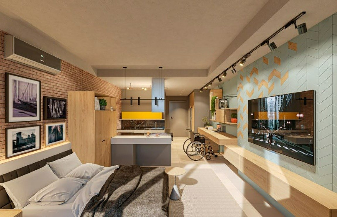 Estúdio à venda no Trindade: 