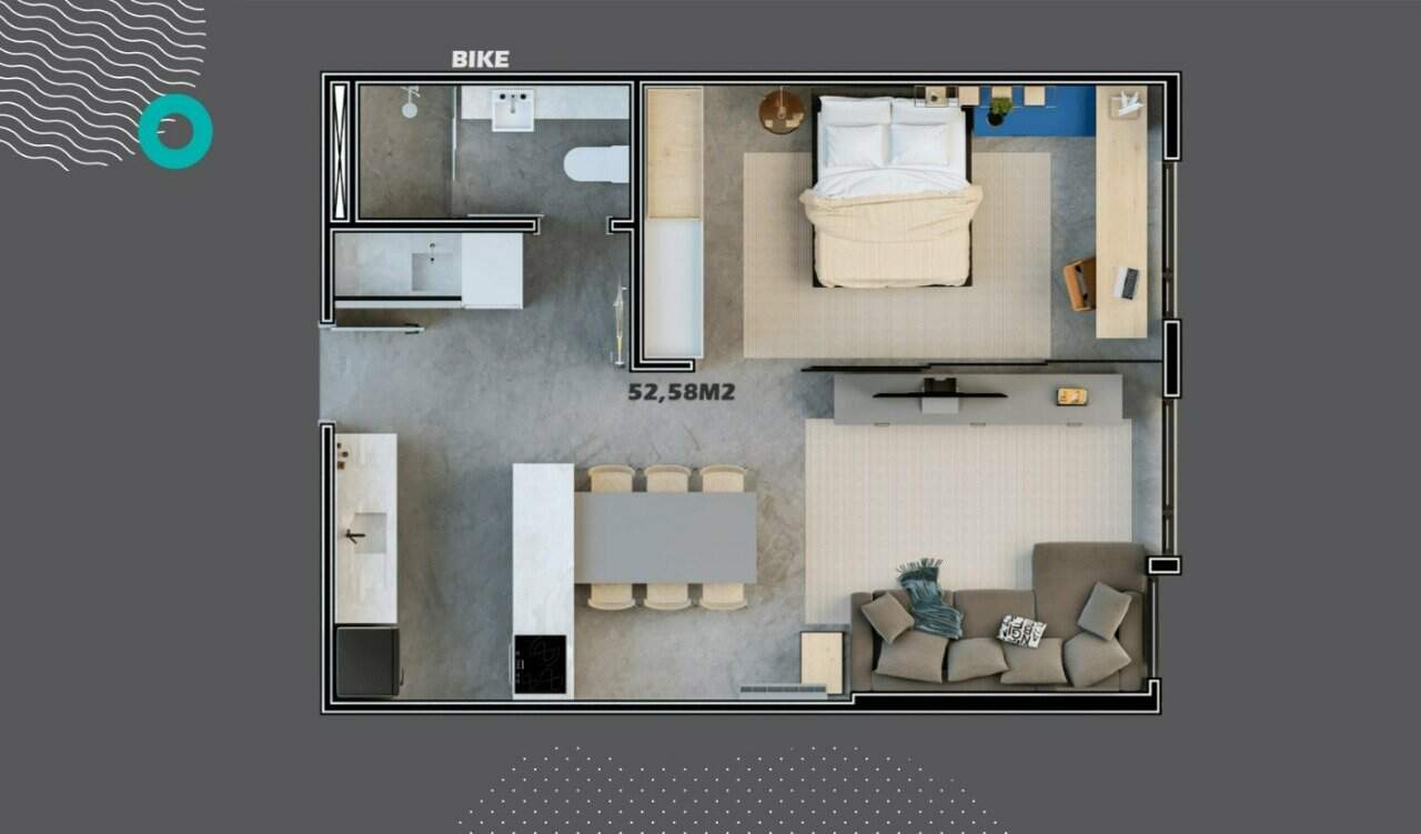 Apartamento à venda no Trindade: 