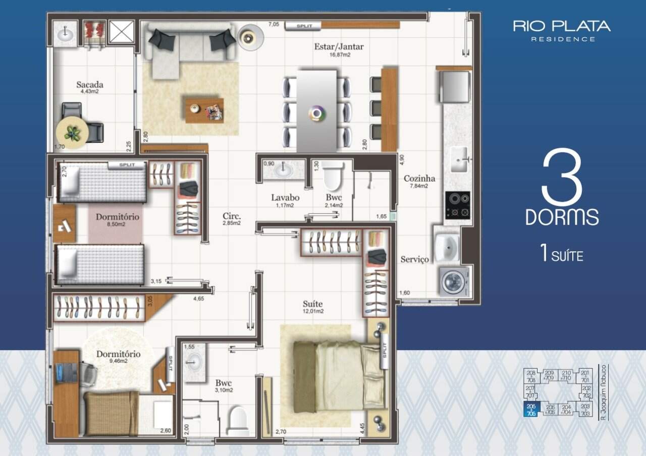 Apartamento à venda no Capoeiras: 