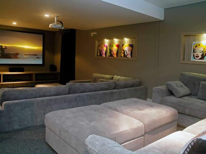 Apartamento para aluguel no Itacorubi: Marina Park - sala de cinema