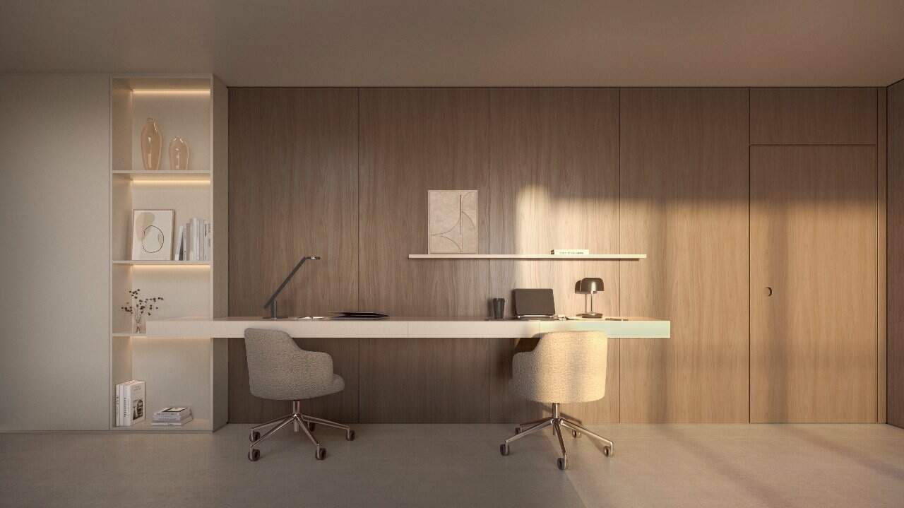 Apartamento à venda no Campinas: Home office apartamento final 03A - 2 su tes (imagem ilustrativa - mobili rio n o inclu do)