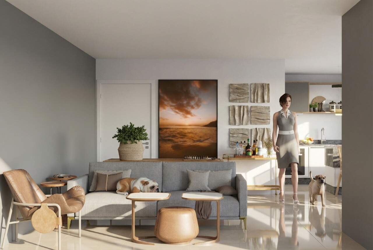Apartamento à venda no Kobrasol: Projeto - Imagem meramente ilustrativa