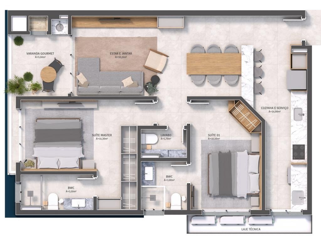 Apartamento à venda no Saco Dos Limoes: 