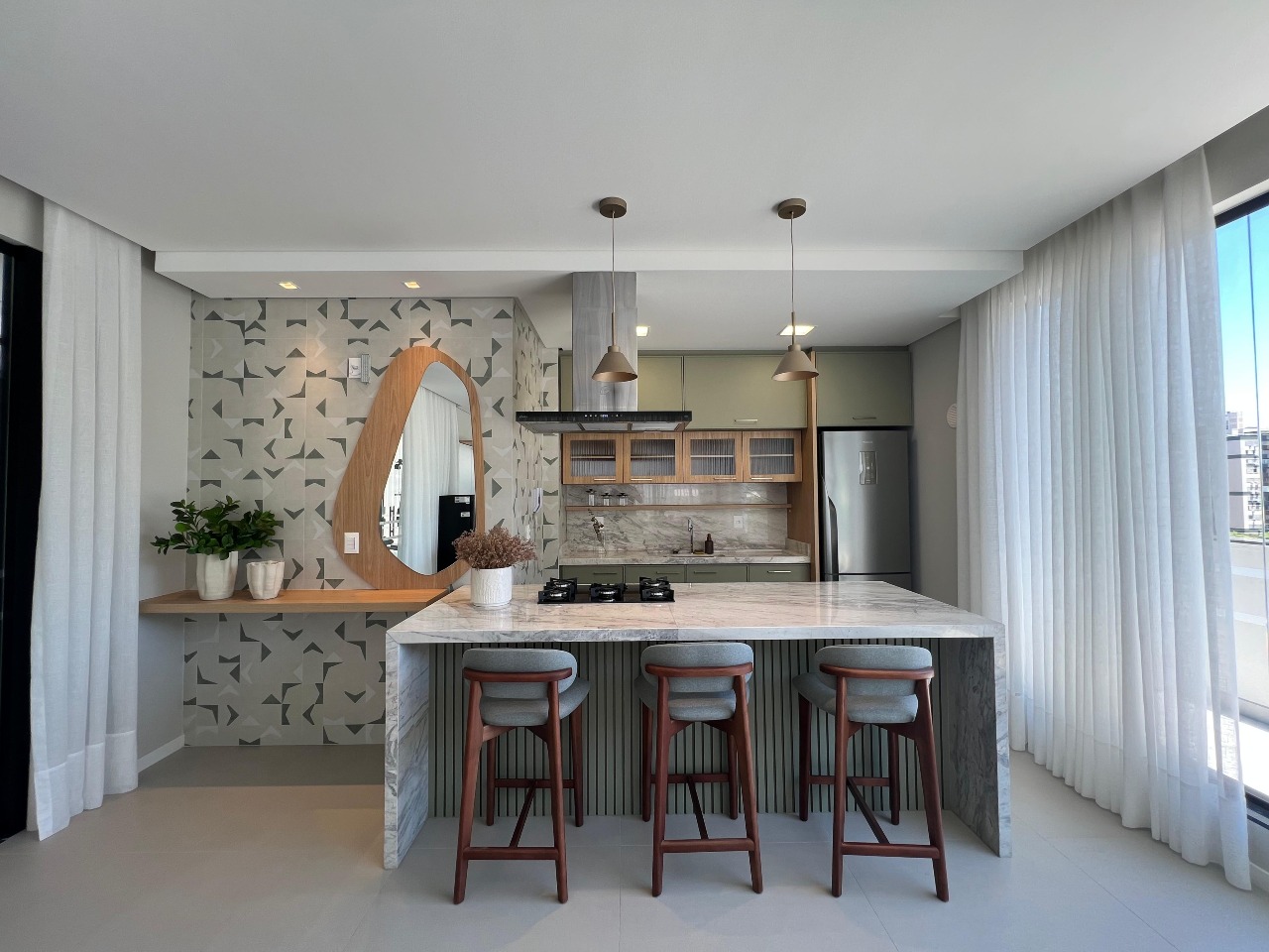 Apartamento para aluguel no Centro: 