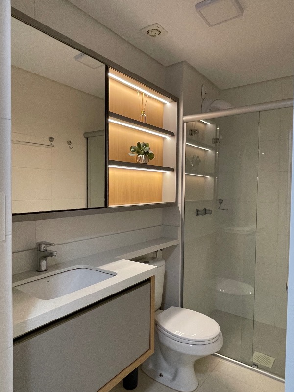 Apartamento à venda no Jardim Atlantico: Banheiro social