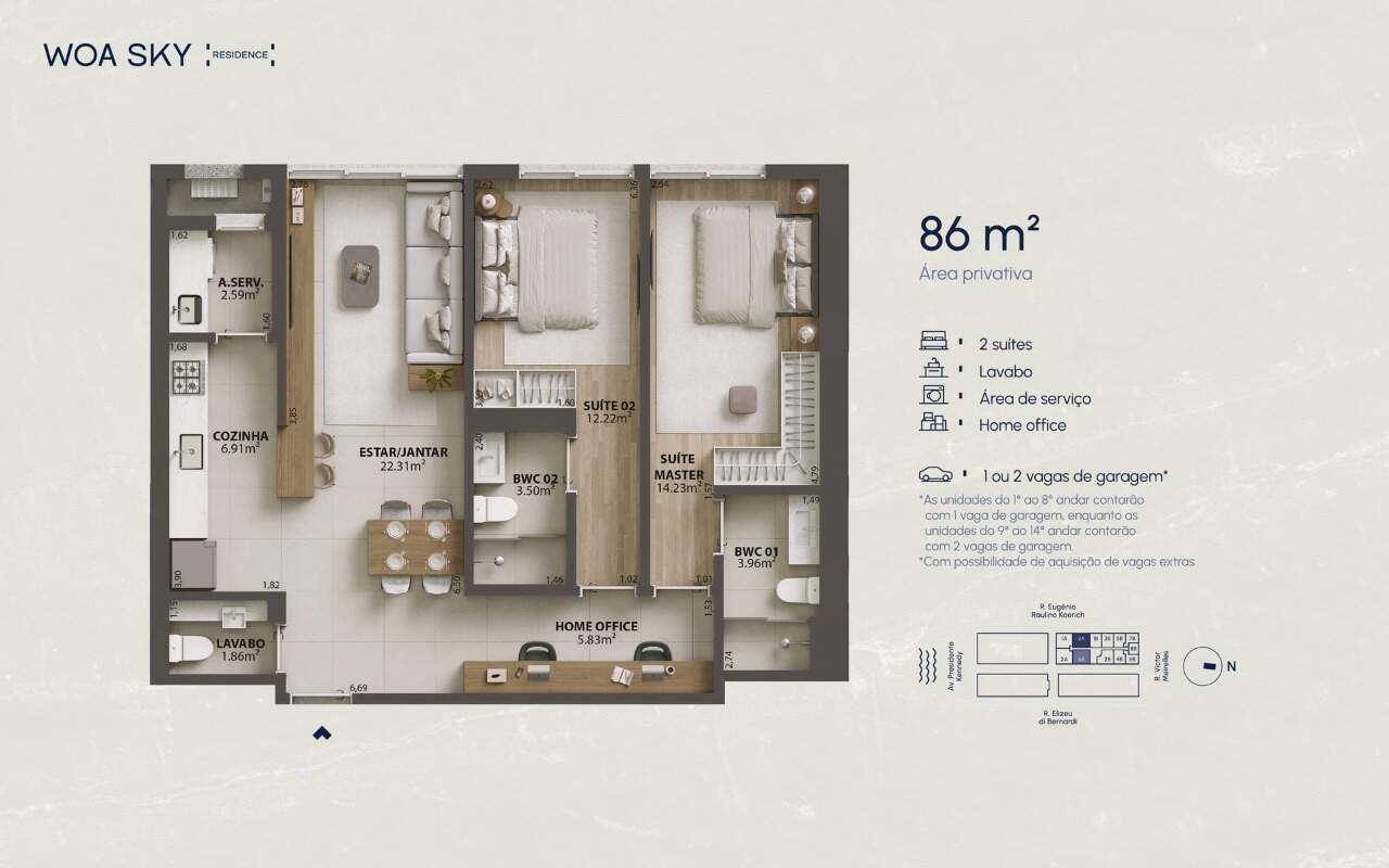 Apartamento à venda no Campinas: 