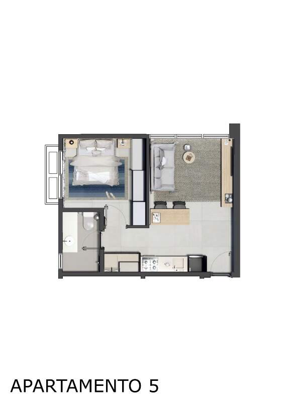 Apartamento à venda no Centro: Fachada