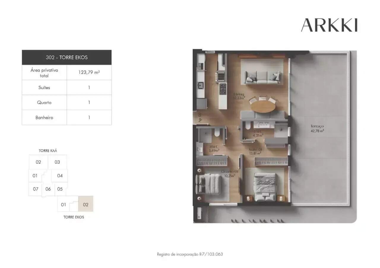 Apartamento à venda no Centro: