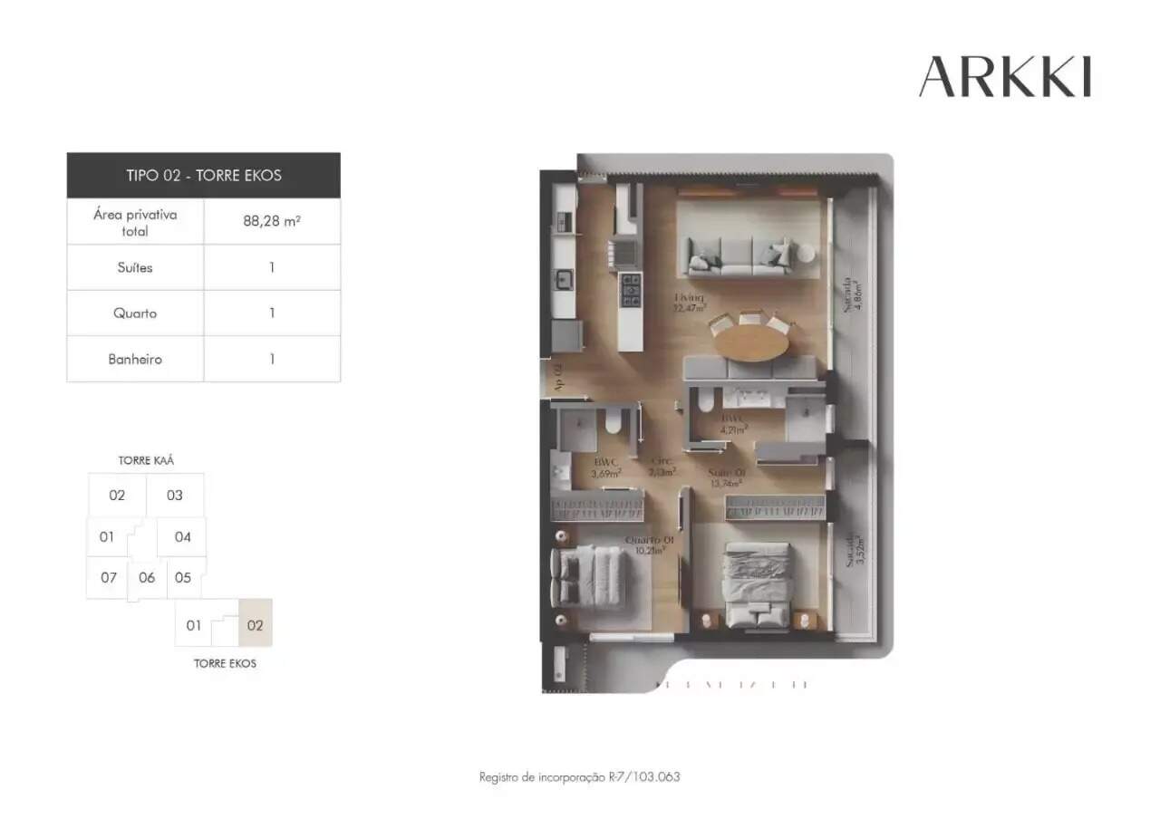 Apartamento à venda no Centro: 