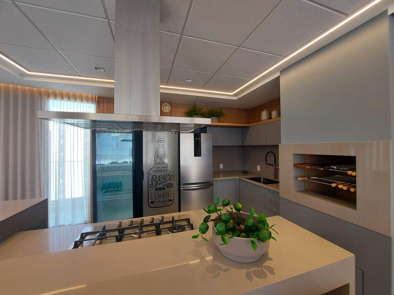 Apartamento para aluguel no Centro: 