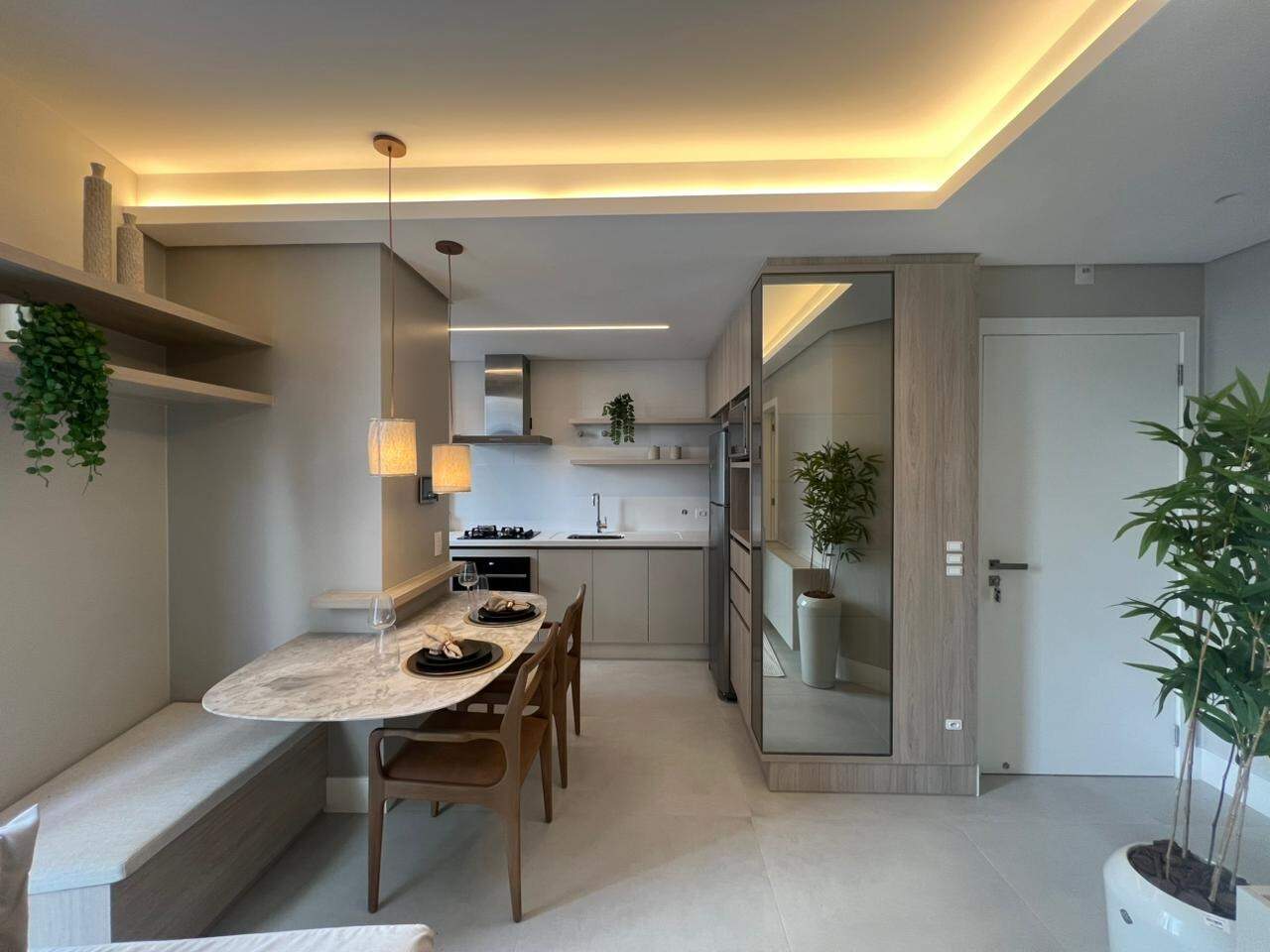 Apartamento para aluguel no Centro: 