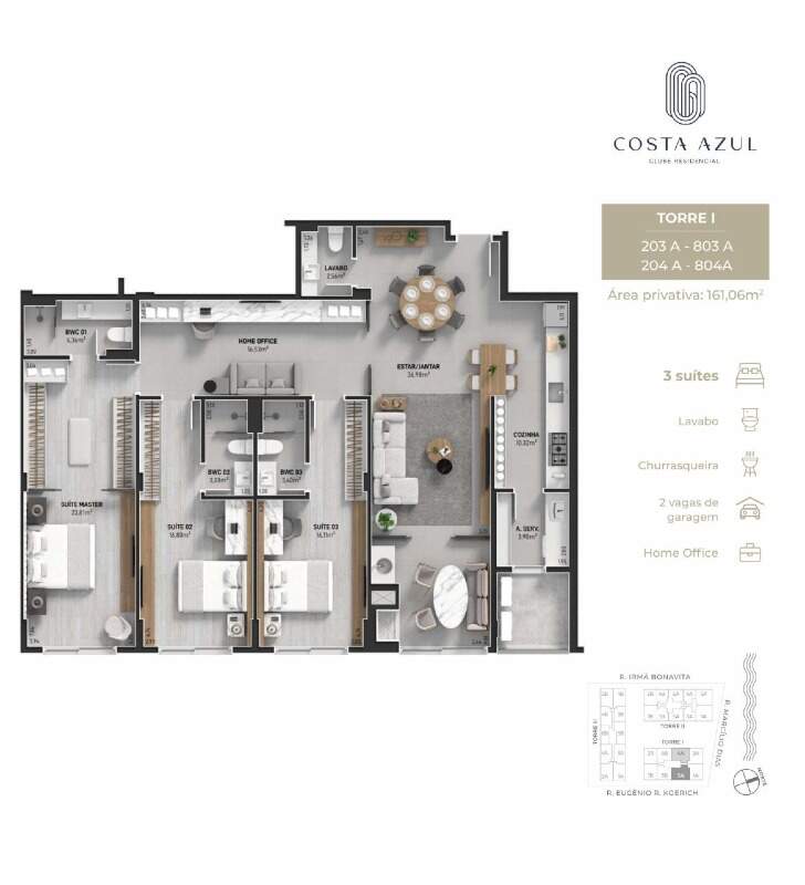 Apartamento à venda no Jardim Atlantico: 