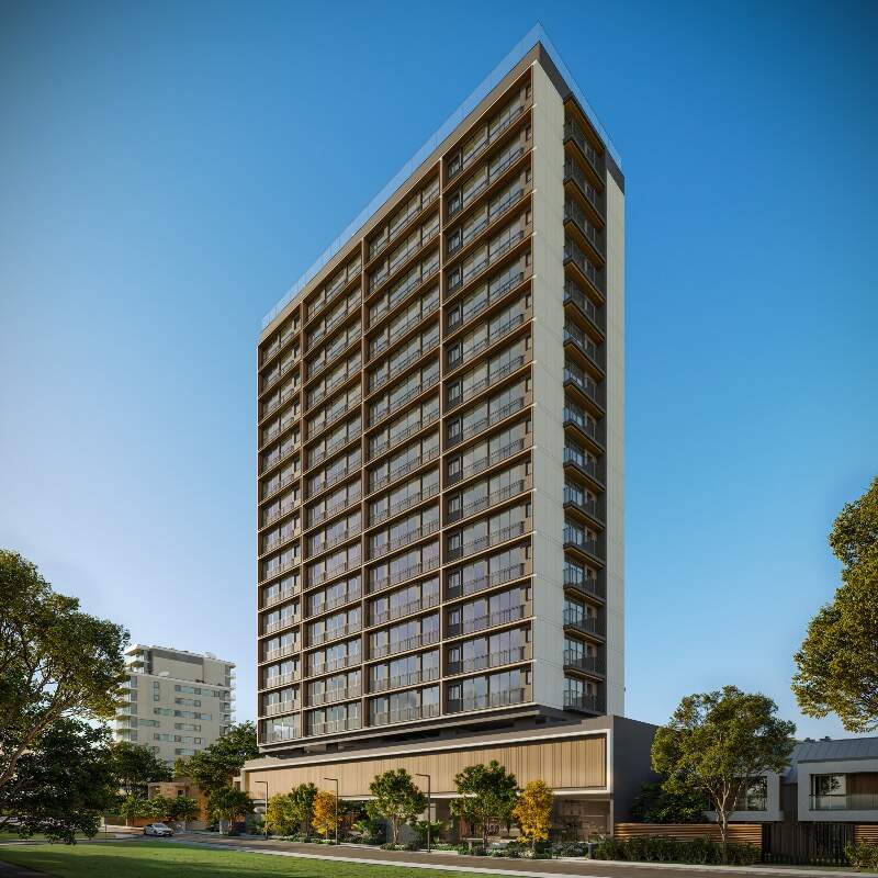 Apartamento à venda no Centro: Fachada diurna