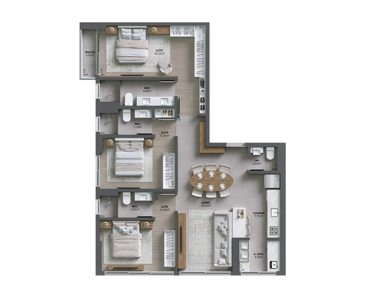 Apartamento à venda no Centro: Acesso ao prédio