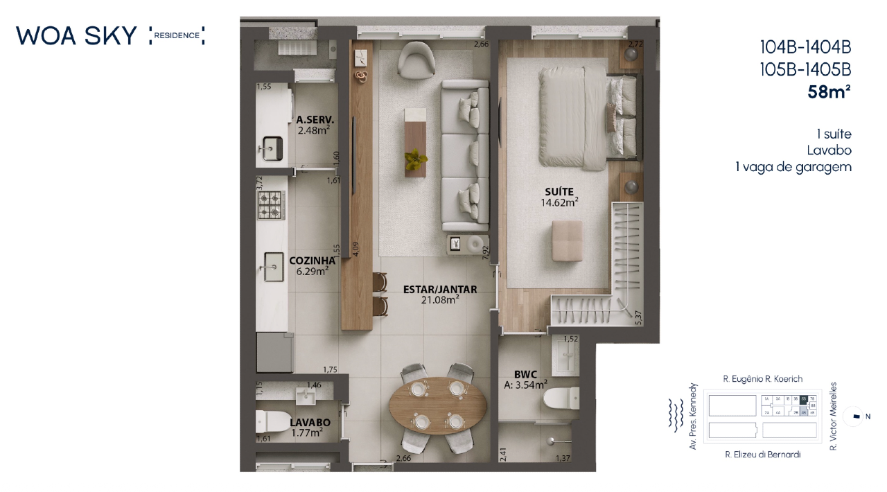 Apartamento à venda no Campinas: