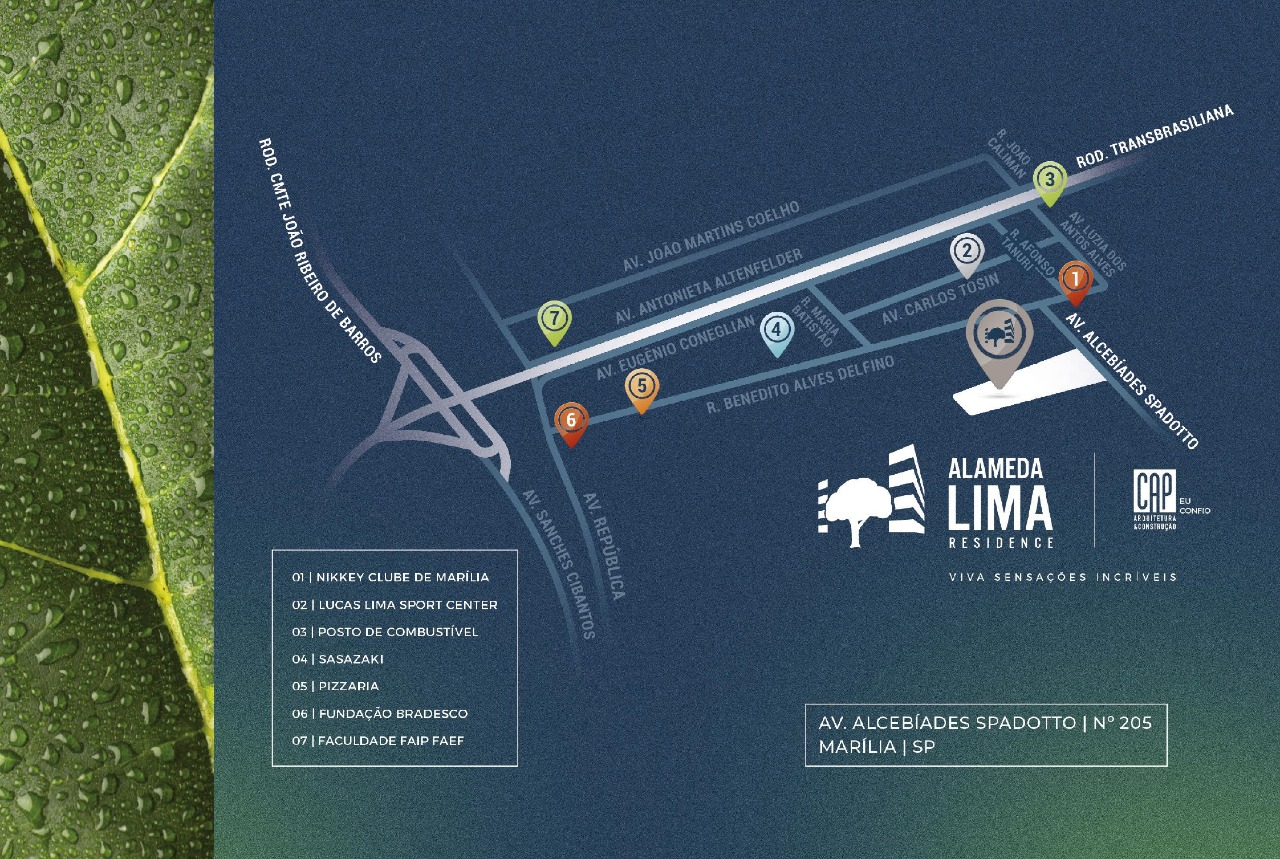 Apartamento à venda Conjunto Residencial Luiz Egydio de Cerqueira César 2 até 2 quartos R$ 0,00 até R$ 0,00 Alameda Lima Residence - Fase 2: 