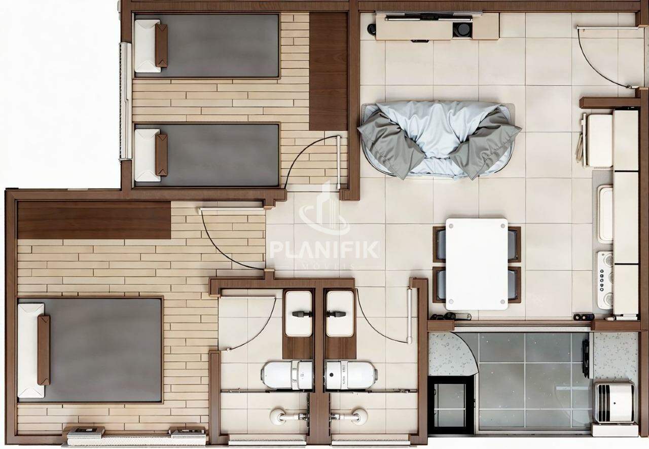 Casa de 2 quartos, 56m² no bairro Dom Joaquim, em Brusque | Eu Corretor