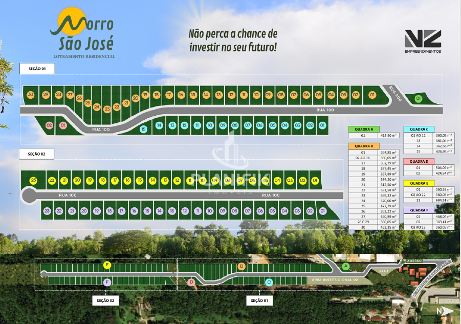 Lote/Terreno de no bairro Aimore, em Guabiruba | Eu Corretor