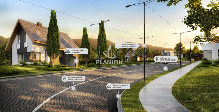 Lote/Terreno de no bairro Azambuja, em Brusque | Eu Corretor