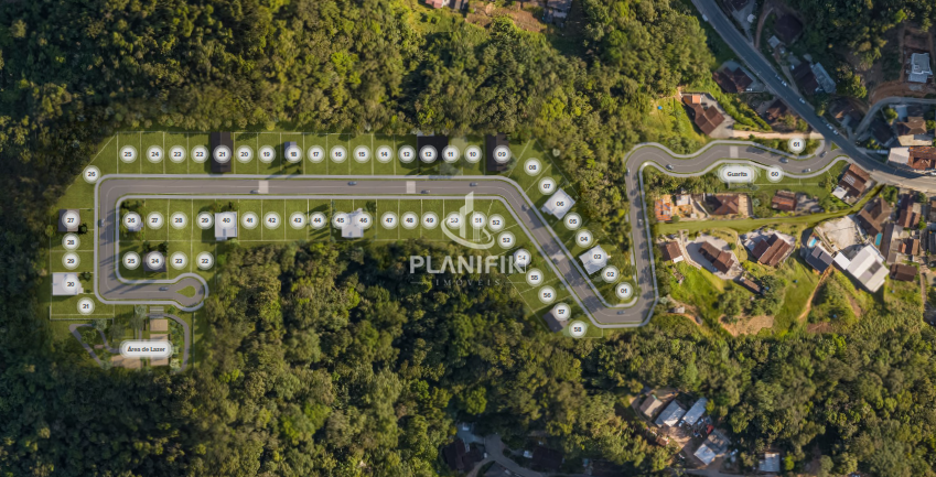 Lote/Terreno de no bairro Azambuja, em Brusque | Eu Corretor