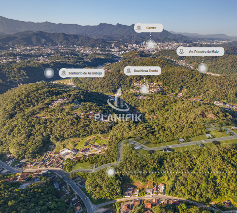 Lote/Terreno de no bairro Azambuja, em Brusque | Eu Corretor