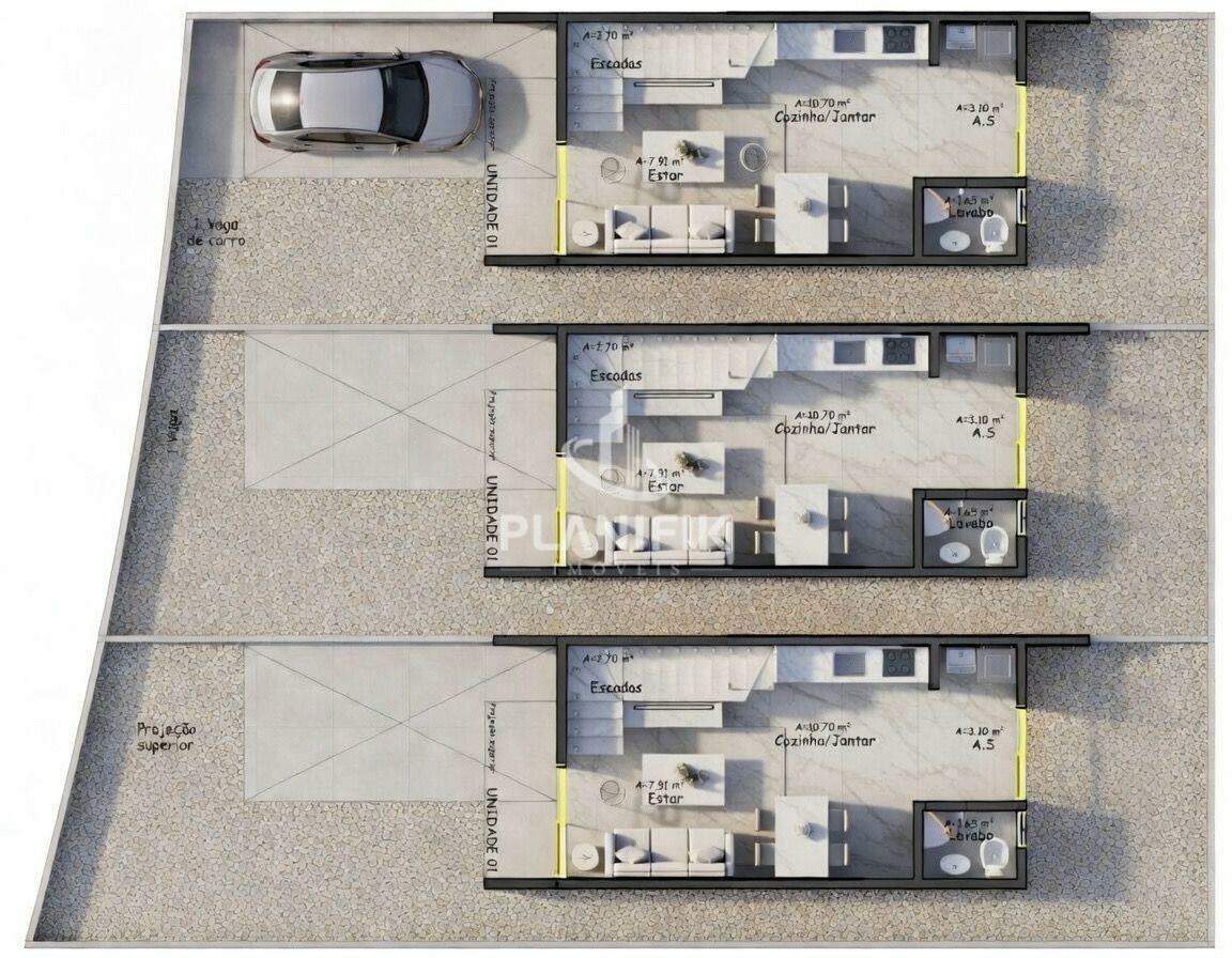 Casa de 2 quartos, 60m² no bairro Primeiro de Maio, em Brusque | Eu Corretor