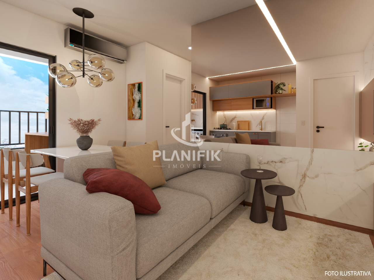 Apartamento de 2 quartos, 44m² no bairro São Pedro, em Brusque | Eu Corretor