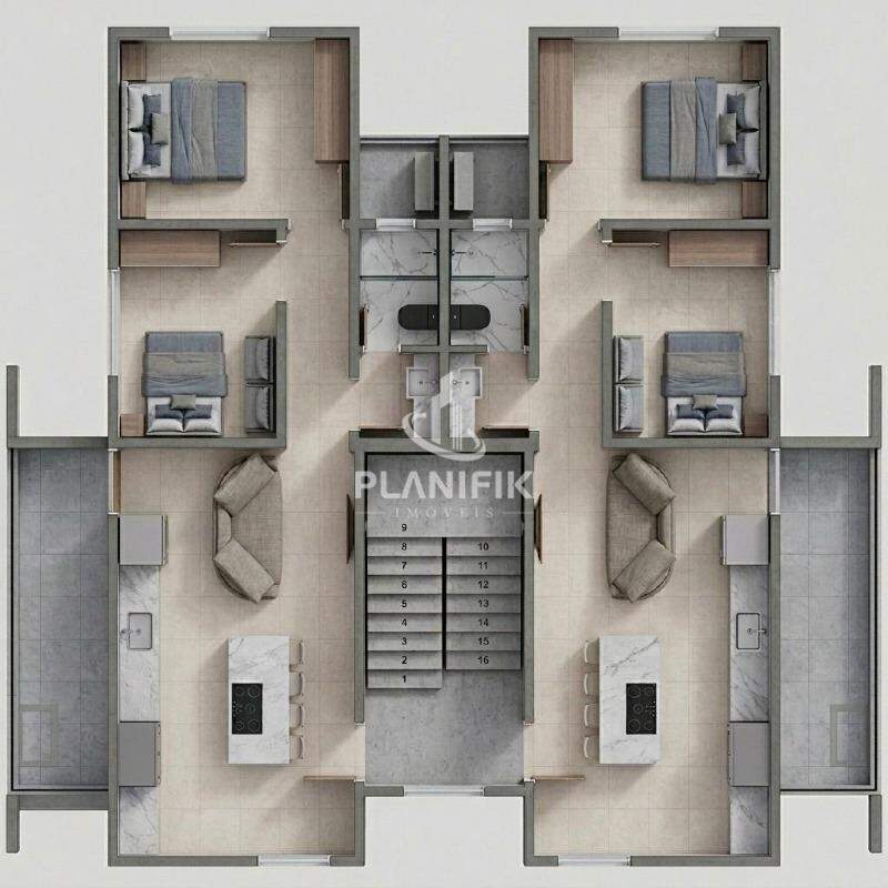 Apartamento de 2 quartos, 50m² no bairro Rio Branco, em Brusque | Eu Corretor