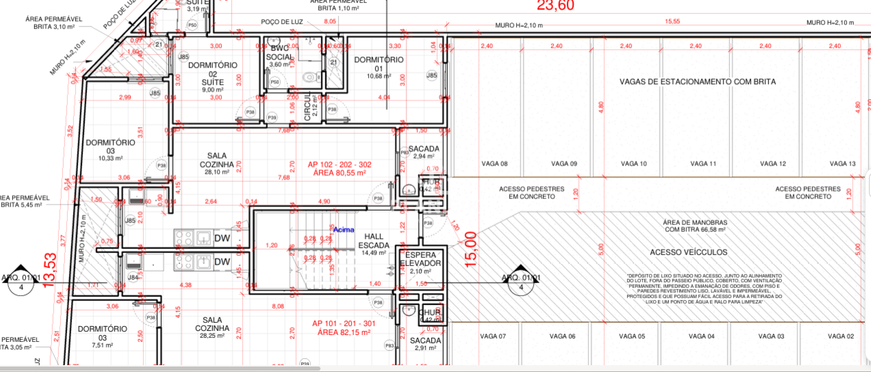 Apartamento de 3 quartos, 81m² no bairro Dom Joaquim, em Brusque | Eu Corretor
