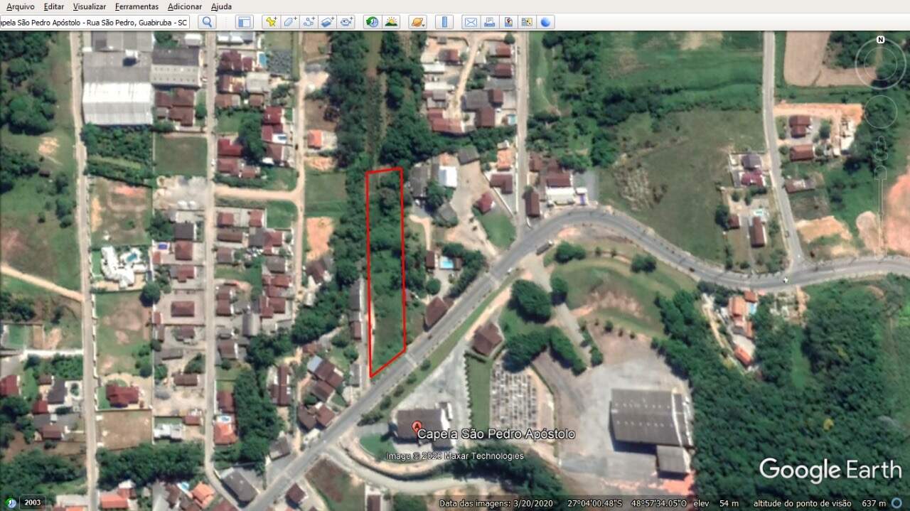 Lote/Terreno de 4021m² no bairro São Pedro, em Guabiruba | Eu Corretor