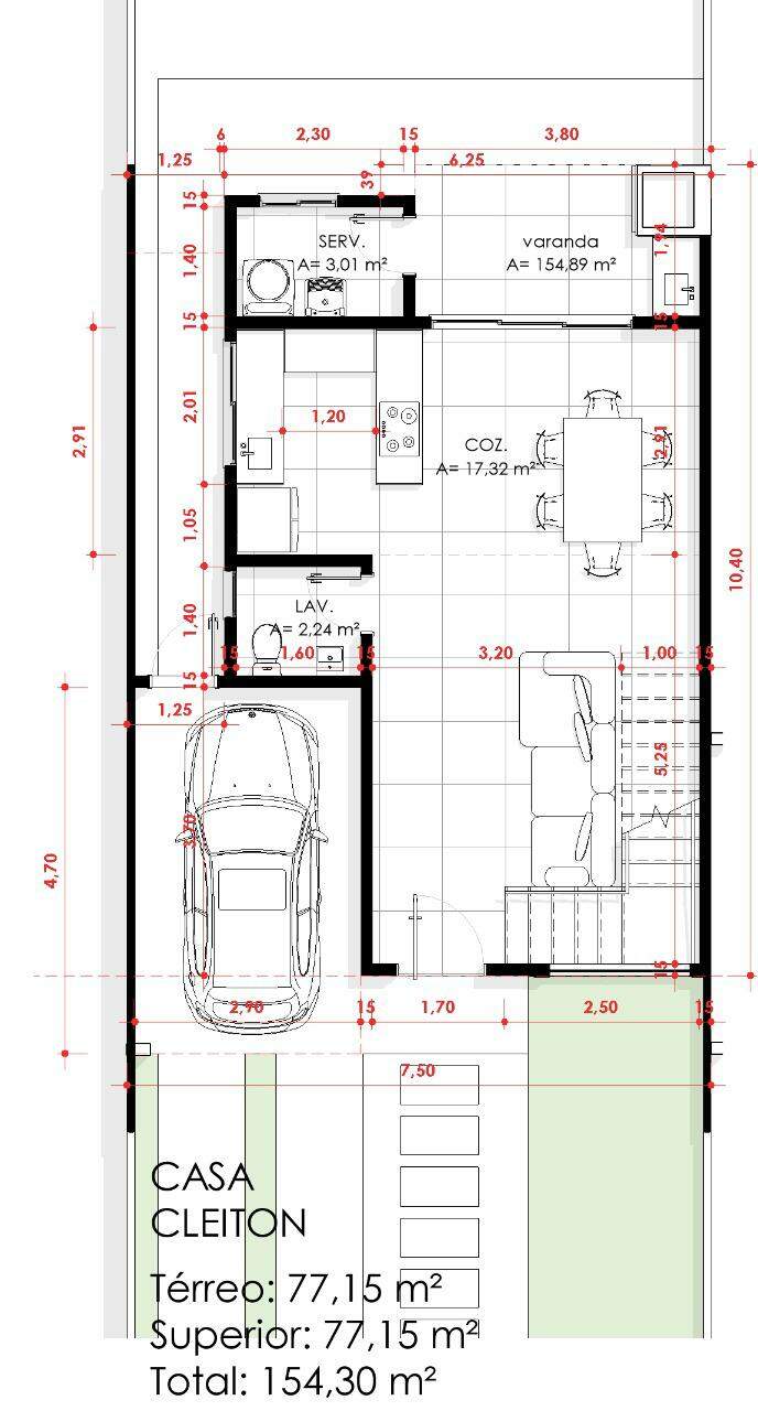 Casa de 3 quartos, 154m² no bairro Souza Cruz, em Brusque | Eu Corretor