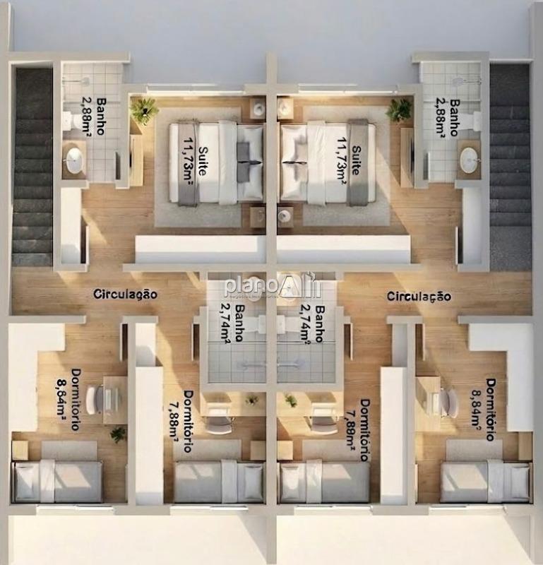 Casa à venda, com 100m², 3 quartos 1 suíte - Reserva Dom Feliciano - Gravataí / RS por R$ 690.000,00: 