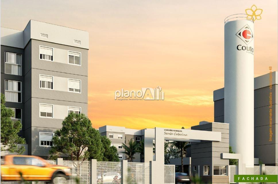 Apartamento Santa Catarina à venda, com 42,49m², 2 quartos - Jardim Betânia - Cachoeirinha / RS por R$ 215.000,00: 