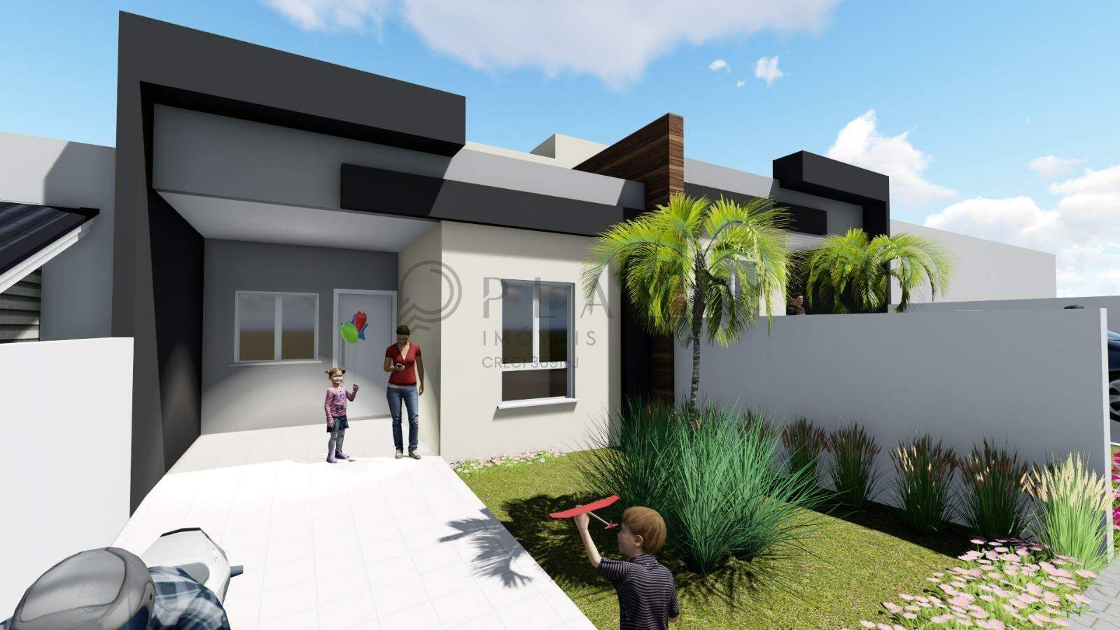 Casa Geminada à venda com 2 quartos, 66m² no Desbravador em Chapecó - Foto 2