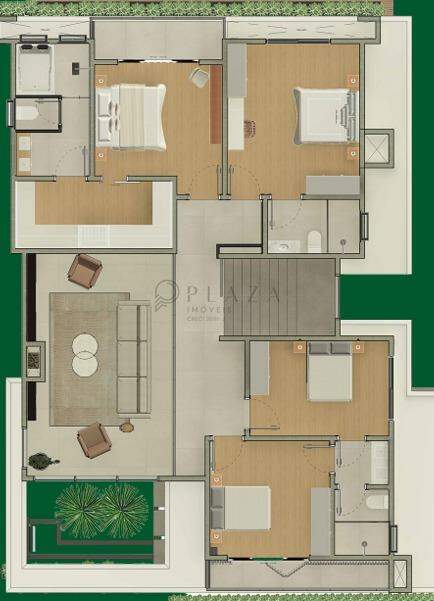 Casa à venda com 4 quartos, 307m² no Passo dos Fortes em Chapecó - Foto 3