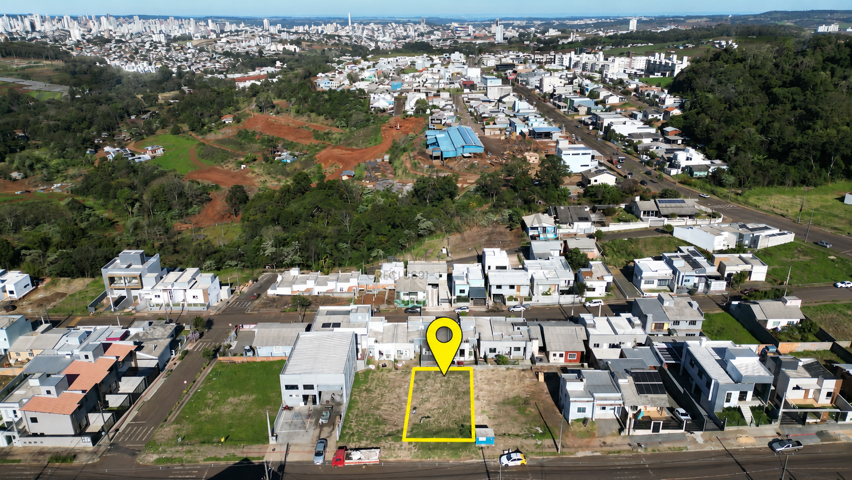 Terreno à venda com 300m² no Desbravador em Chapecó - Foto 1