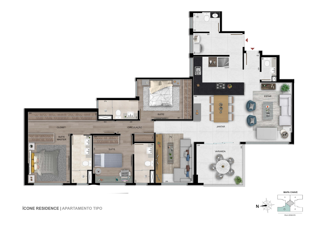Apartamento, 3 quartos, 137 m² - Foto 22