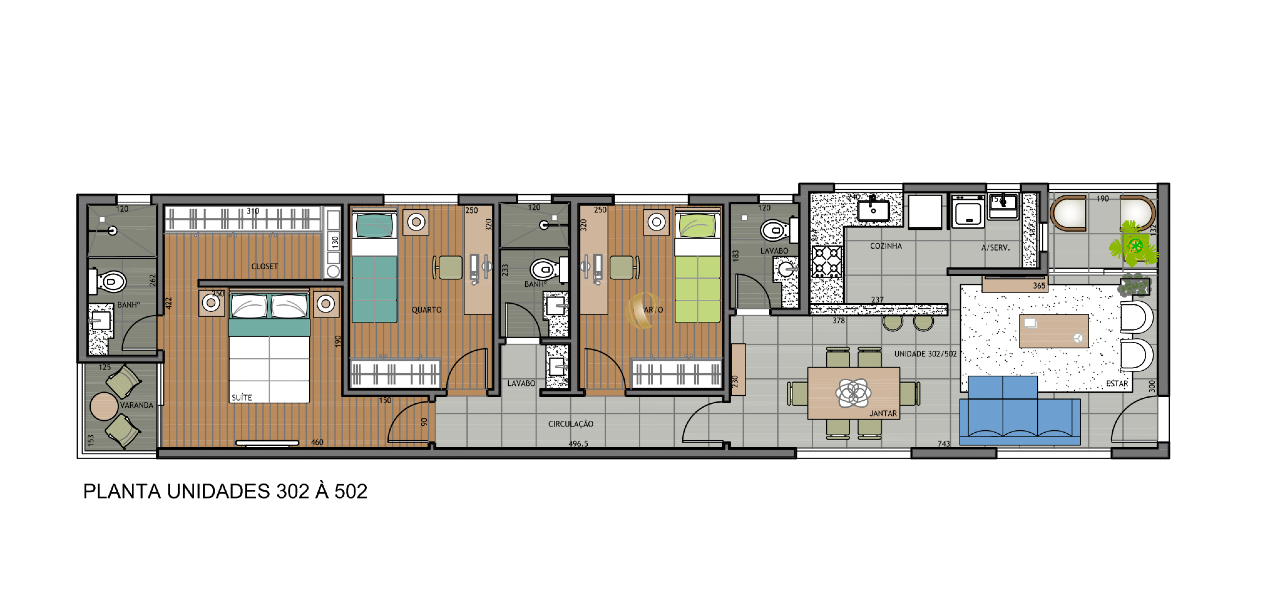 Apartamento à venda com 3 quartos, 140m² - Foto 9