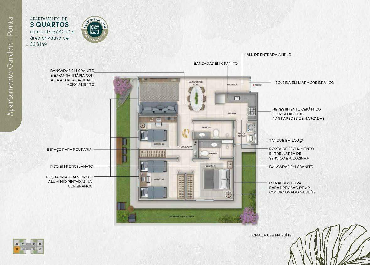 Apartamento à venda com 3 quartos, 47m² - Foto 16