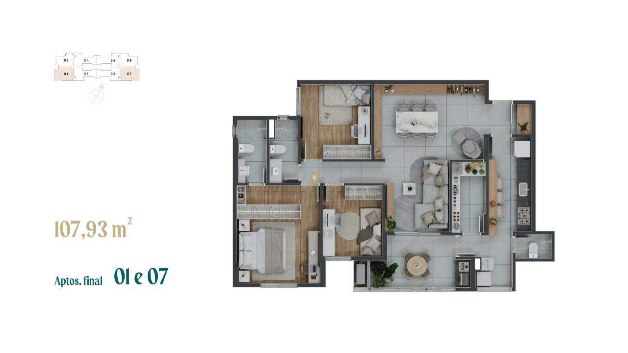 Apartamento, 3 quartos, 108 m² - Foto 19