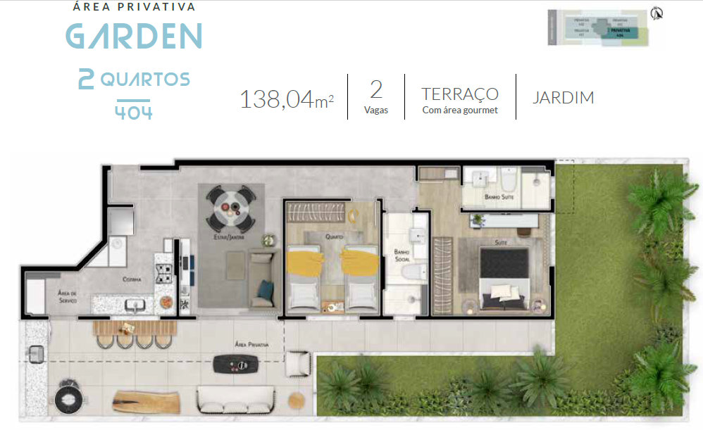 Apartamento à venda com 1 quarto, 62m² - Foto 18