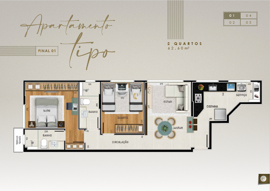 Apartamento à venda com 2 quartos, 62m² - Foto 24