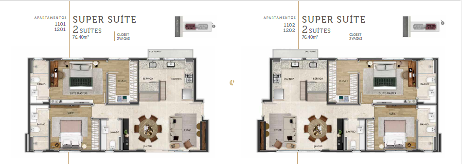 Apartamento, 3 quartos, 62 m² - Foto 20