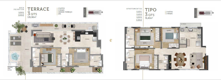 Apartamento, 3 quartos, 62 m² - Foto 21