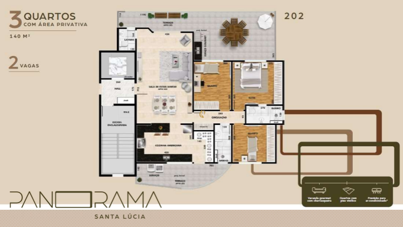 Apartamento à venda com 3 quartos, 100m² - Foto 5