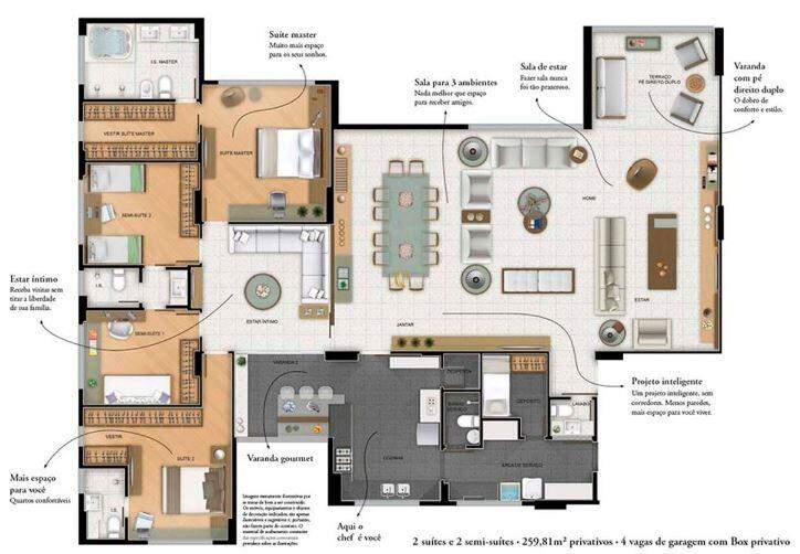 Apartamento à venda com 4 quartos, 260m² - Foto 21