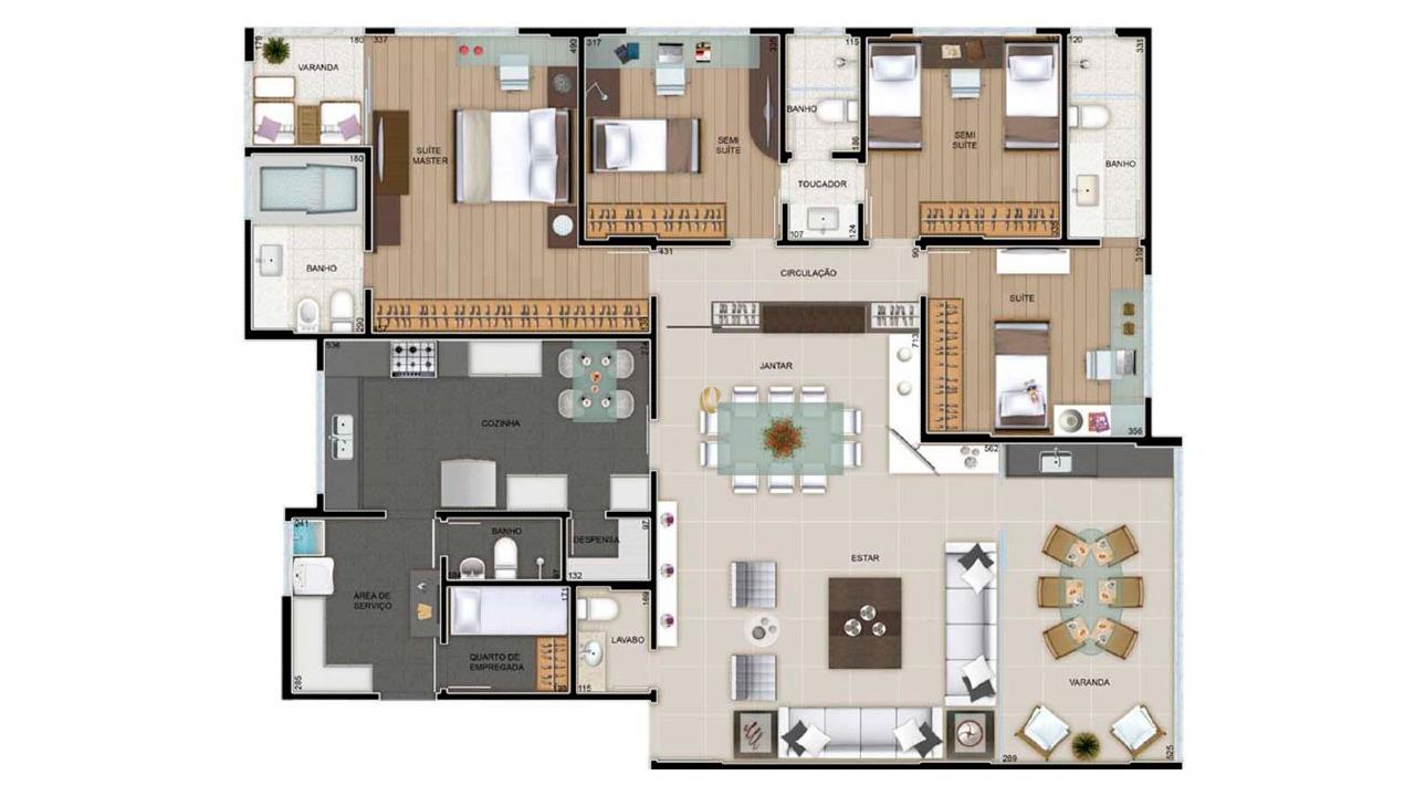 Apartamento, 4 quartos, 179 m² - Foto 14